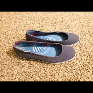 Keds navy blue flats